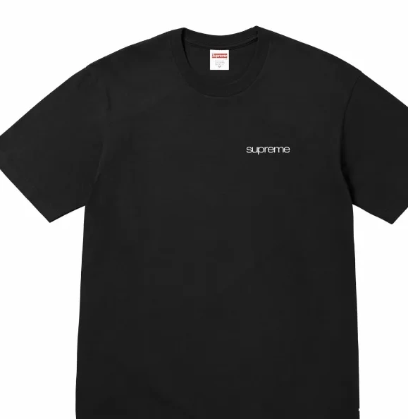 23FW Store White NYC and Black M XL S L Short sleeved Tee Information 0527
